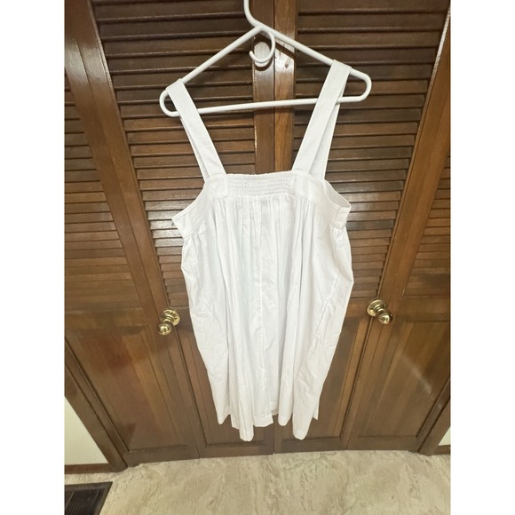 Lake Women's White Nightgown Long Maxi Straps Spring Prairie Jen Garner Size L - Picture 2 of 3